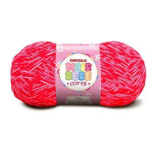 Lã Mais Bebe Cores Circulo 500m Cor 9116 Frutas Vermelhas