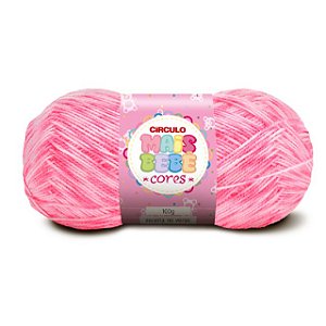 Lã Mais Bebe Cores Circulo 500m Cor 9119 Beladona