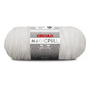Lã Magic Pull 200g 306m 100% Acrílico Marca Círculo 8001 Branco