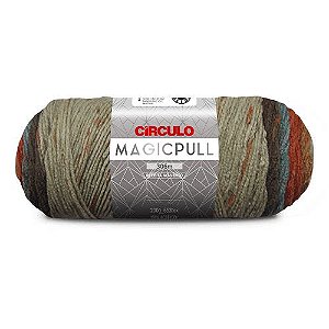 Lã Magic Pull 200g 306m 100% Acrílico Marca Círculo 8689 Pântano