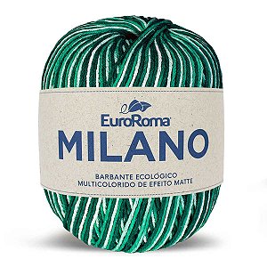 Barbante Milano 200g Marca Euroroma 803 Verde Bandeira