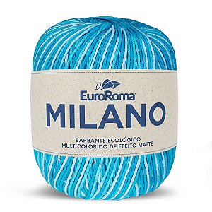 Barbante Milano 200g Marca Euroroma 901 Azul Piscina