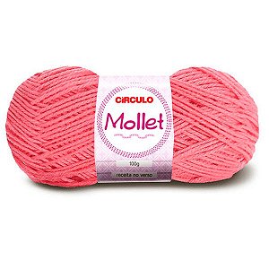 Lã  Mollet 100g Círculo 200m Cor 3128 Cupido
