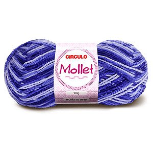 Lã  Mollet 100g Círculo 200m Cor 9563 Vinhedo
