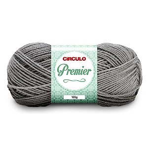 Lã Premier 100g 283m 100% Acrílico Marca Círculo 700 Alumínio