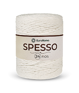 Barbante Spesso 24 Fios 1kg Euroroma 100 Cru
