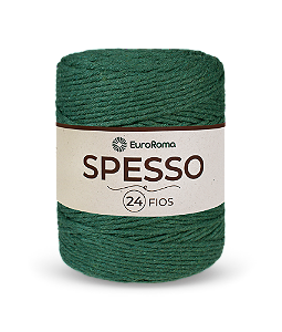 Barbante Spesso 24 Fios 1kg Marca Euroroma 804 Verde Musgo