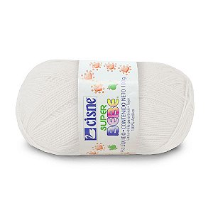 Lã Super Bebê 100g 467m 100% Acrílico Marca Cisne Cor 08003