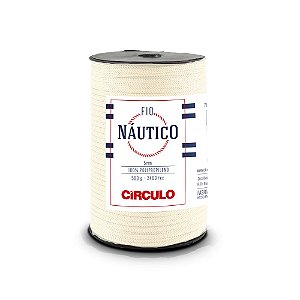Fio Náutico 5mm Círculo Cor 1074 Creme