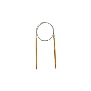 Agulha Circular Bambu 80cm - 5,0mm
