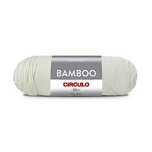 Lã Bamboo 200g 262m Marca Círculo 8001 Branco
