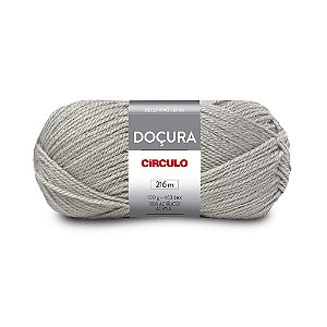 Lã Doçura 100g 216m 100% Acrilico Marca Círculo 8008 Níquel