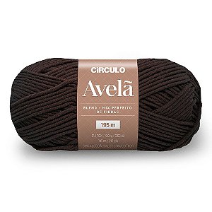 Lã Avelã 100g Marca Circulo Cor 7867 Marrom Colonial