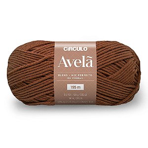 Lã Avelã 100g Marca Circulo Cor 7852 Marmelada