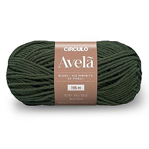 Lã Avelã 100g Marca Circulo Cor 5368 Pinheiro