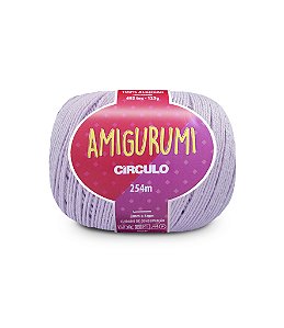 Linha Amigurumi Círculo 254m Cor 6006 Lilás-Candy