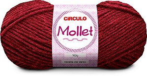 Lã Mollet 100g Círculo 200m Cor 3480 DEVOÇÃO