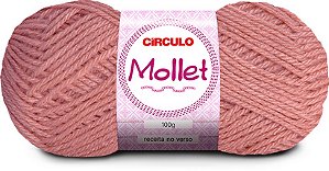 Lã Mollet 100g Círculo 200m Cor 3286 FIGO