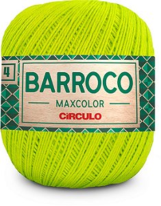 Barbante Barroco Maxcolor 4 Círculo 5583 VERDE-LIMÃO