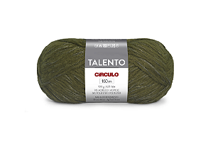 Lã Talento Circulo 100g 160m cor 5164 Oliveira