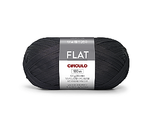 Fio Flat Circulo 180m 100g 8990 Preto
