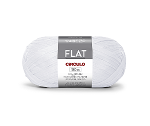 Fio Flat Circulo 180m 100g 8001 Branco