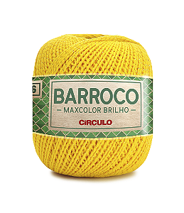 Barbante Barroco Maxcolor Brilho 216m Circulo 1289 Canário