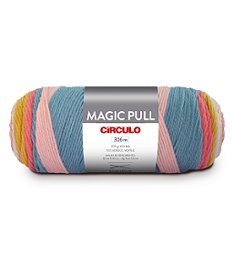 Lã Magic Pull 200g 306m 100% Acrílico Marca Círculo 9026 Aquarela