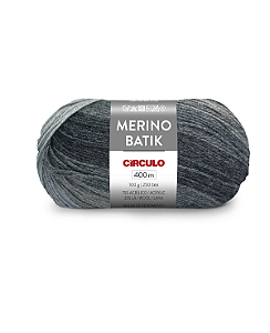 Lã Merino Batik Círculo 400m 9919 Vinil