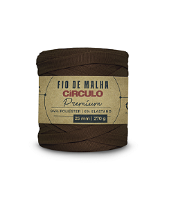 Fio de Malha Premium Circulo cor 7288 Chocolate em pó