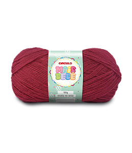 Lã Mais Bebe Círculo 500m Cor 3951 Viva Magenta