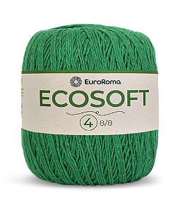 Barbante Ecosoft 4 EuroRoma 803 Verde Bandeira