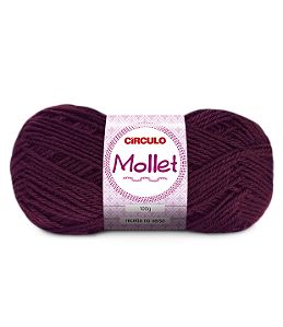 Lã Mollet 100g Círculo 200m Cor 3037 Rebu
