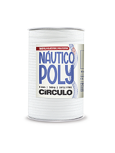 Fio Náutico Poly 5mm Círculo Cor 8001 Branco