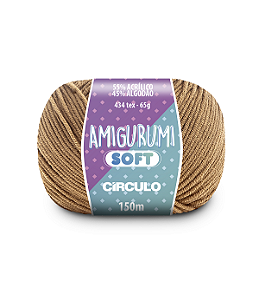 Linha Amigurumi Soft Círculo 150m Cor 7057 Gengibre