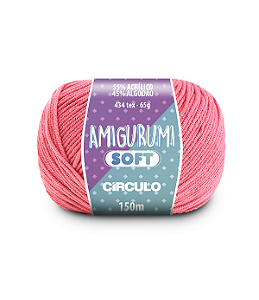 Linha Amigurumi Soft Círculo 150m Cor 3048 Flamingo