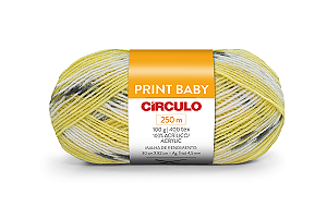Lã Print Baby 100g Circulo Cor 9732 Tesoura
