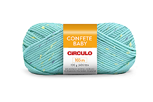 Lã Confete Baby Circulo 208m 550 Verde Candy