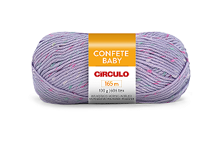 Lã Confete Baby Circulo 208m 6140 Alfazema