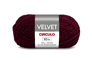 Lã Velvet 100g 165m 100% Poliéster Circulo 3037 Rebu