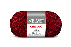 Lã Velvet 100g 165m 100% Poliéster Circulo 3835 Delirio