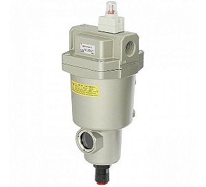 AFF11C-F06BD-T  FILTRO DE AR MODULAR  3 MICRONS DRENO AUTOMATICO ROSCA 3/4 - SERIE AFF  SMC                    NCM :  84213990