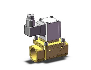 VXZ240FLA  VALVULA DE PROCESSO 2/2 VIAS NF BOBINA INCLUSA 220VCA ROSCA 1/2 - SERIE VXZ SMC                    NCM :  84818092