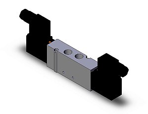 VFS2220-3D-02  VALVULA DIRECIONAL COM VEDACAO METALICA 5/2 VIAS DUPLO SOLENOIDE 110 VCA ROSCA 1/4 - SERIE VFS                    NCM :  84818092