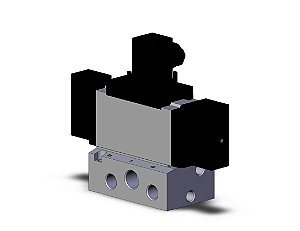 VFS4410-4DZ-04N  VALVULA DIRECIONAL COM VEDACAO METALICA 5/3 VIAS DUPLO SOLENOIDE 220 VCA ROSCA 1/2 - SERIE VFS                    NCM :  84818092