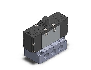 VFS6210-3DZ-10  VALVULA DIRECIONAL COM VEDACAO METALICA 5/2 VIAS DUPLO SOLENOIDE 110 VCA ROSCA 1 - SERIE VFS                    NCM :  84818092