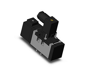 EVS7-6-FG-S-6CV  VALVULA ISO 1 DIRECIONAL 5/2 VIAS RETORNO POR MOLA SIMPLES SOLENOIDE 220VCA - SERIE EVS7 SMC                    NCM :  84818092