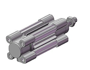 CP96SDB32-25C  CILINDRO PNEUMATICO DUPLA ACAO ISO 15552 DIAMETRO 32 MM CURSO 25 MM - SERIE CP96-C SMC                    NCM :  84123110