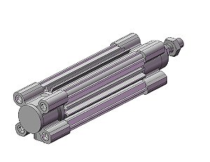 CP96SDB32-80C  CILINDRO PNEUMATICO DUPLA ACAO ISO 15552 DIAMETRO 32 MM CURSO 80 MM - SERIE CP96-C SMC                    NCM :  84123110