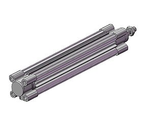 CP96SDB32-200C  CILINDRO PNEUMATICO DUPLA ACAO ISO 15552 DIAMETRO 32 MM CURSO 200 MM - SERIE CP96-C SMC                    NCM :  84123110